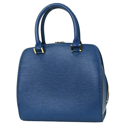 Louis Vuitton Blue Epi Pont Neuf Handbag M52055