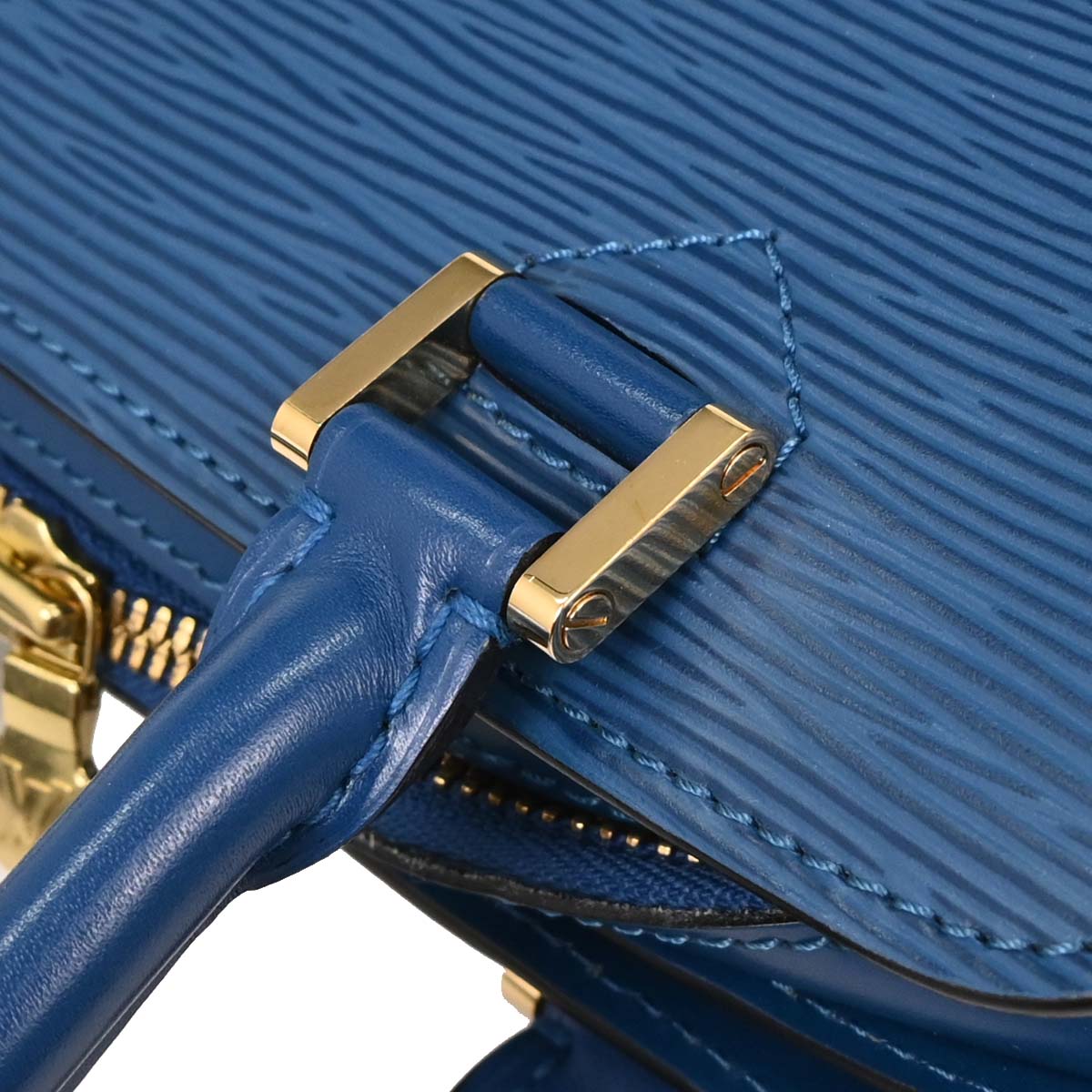 Louis Vuitton Blue Epi Pont Neuf Handbag M52055