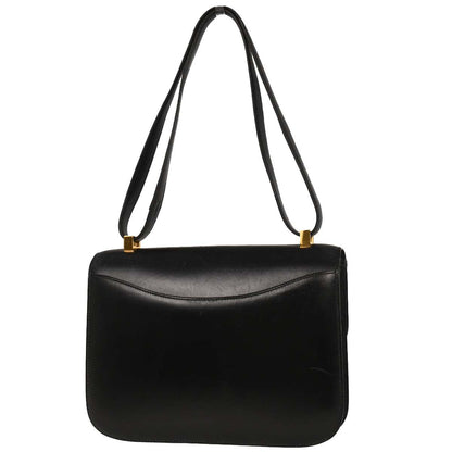 Hermes Black Box Calf Constance 23 Shoulder Bag