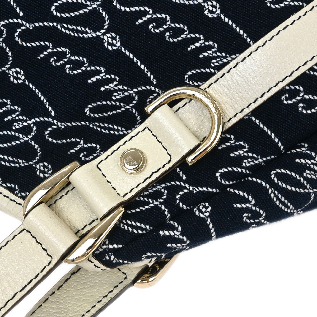 Gucci Navy Abbey Tote Handbag
