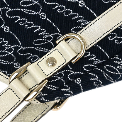 Gucci Navy Abbey Tote Handbag