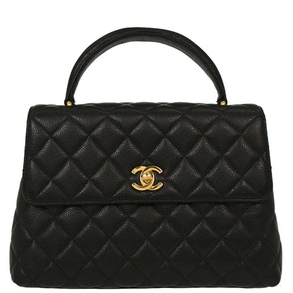 Chanel Black Caviar Kelly Handbag