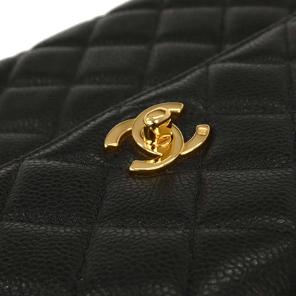 Chanel Black Caviar Kelly Handbag