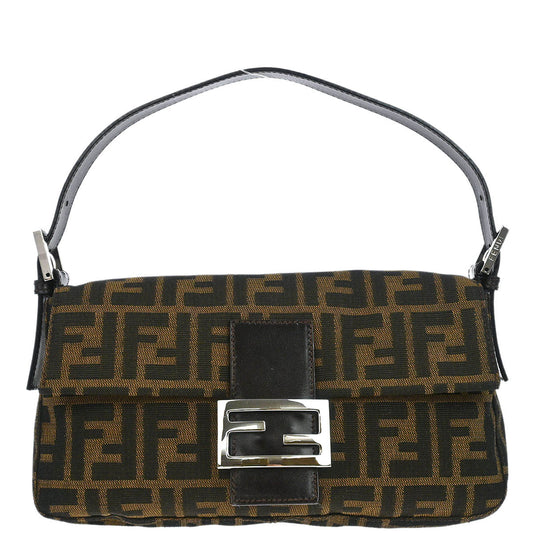 Fendi Brown Zucca Baguette Handbag