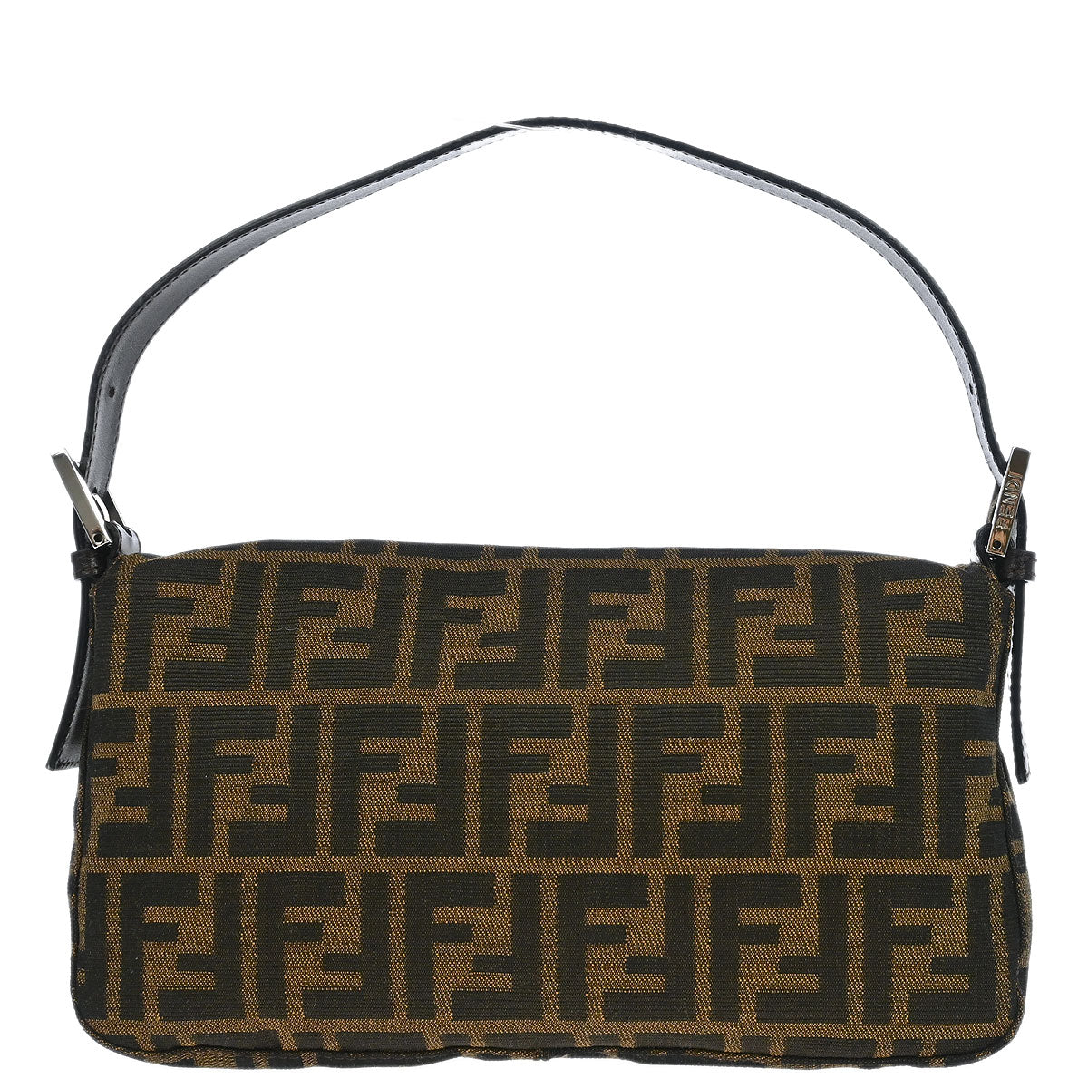Fendi Brown Zucca Baguette Handbag