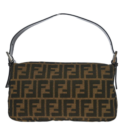 Fendi Brown Zucca Baguette Handbag