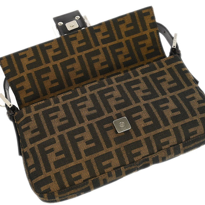 Fendi Brown Zucca Baguette Handbag