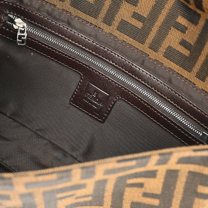 Fendi Brown Zucca Baguette Handbag