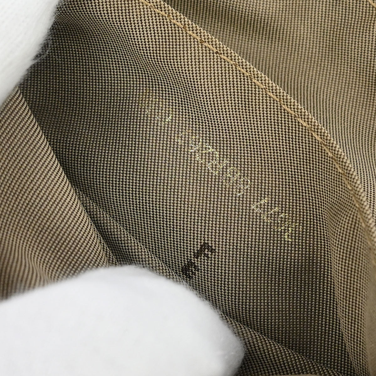 Fendi Gold Zucchino Handbag