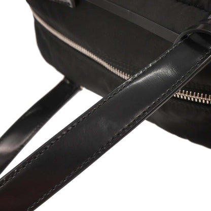 Prada Black Nylon Leather Handbag