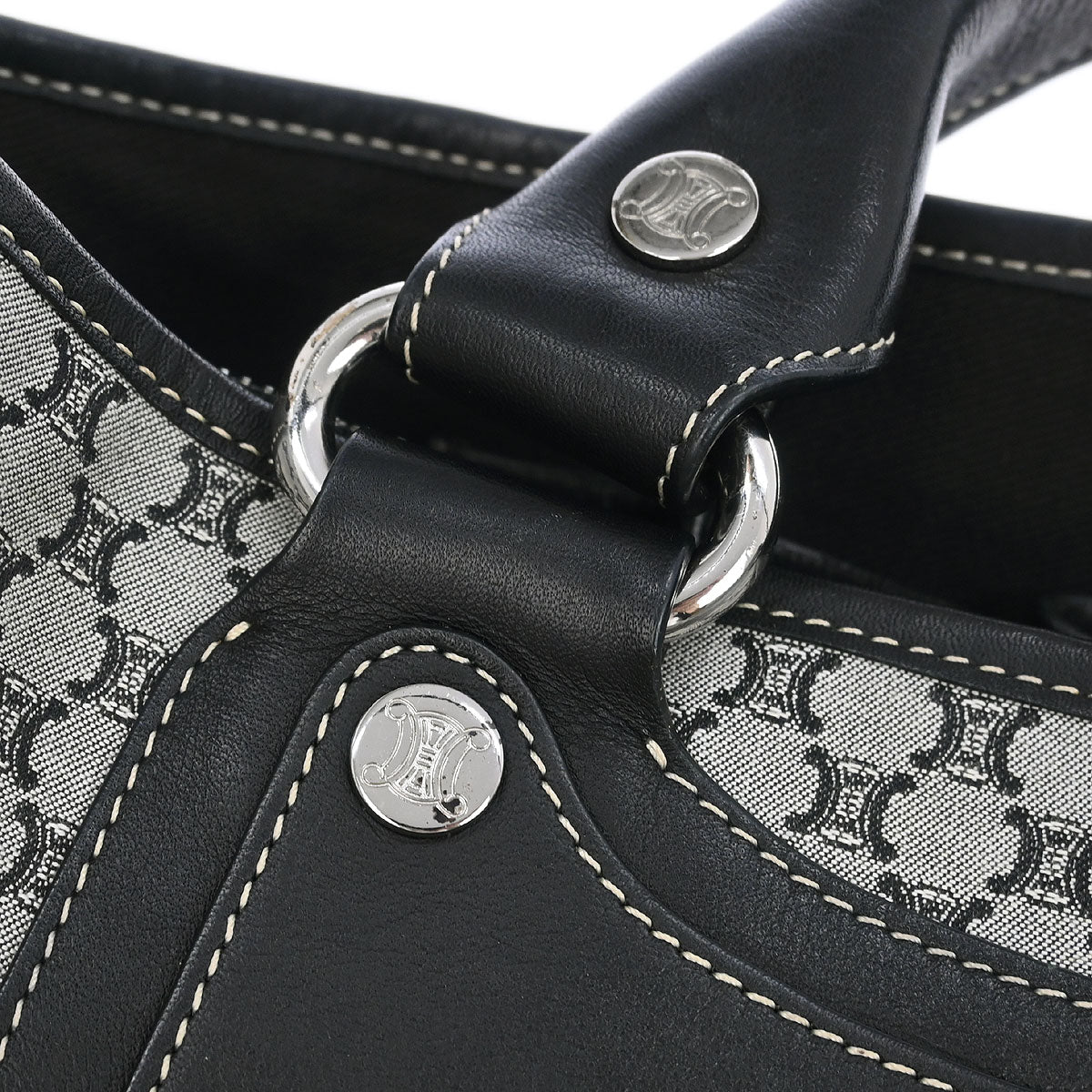 Celine Black Gray Boogie Bag Handbag
