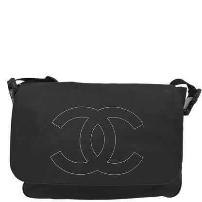 Chanel Black PVC Sport Line Shoulder Bag