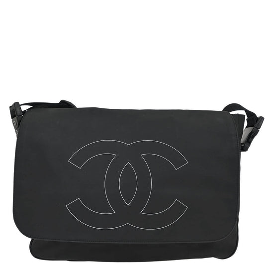Chanel Black PVC Sport Line Shoulder Bag