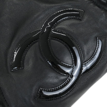 Chanel Black Calfskin Modern Chain Tote Bag