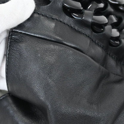 Chanel Black Calfskin Modern Chain Tote Bag