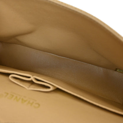 Chanel Beige Caviar Medium Classic Double Flap Shoulder Bag