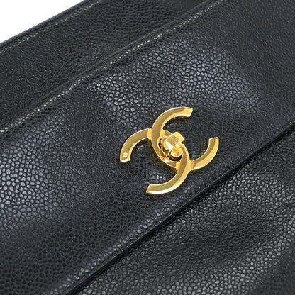 Chanel Black Caviar Shoulder Tote Bag