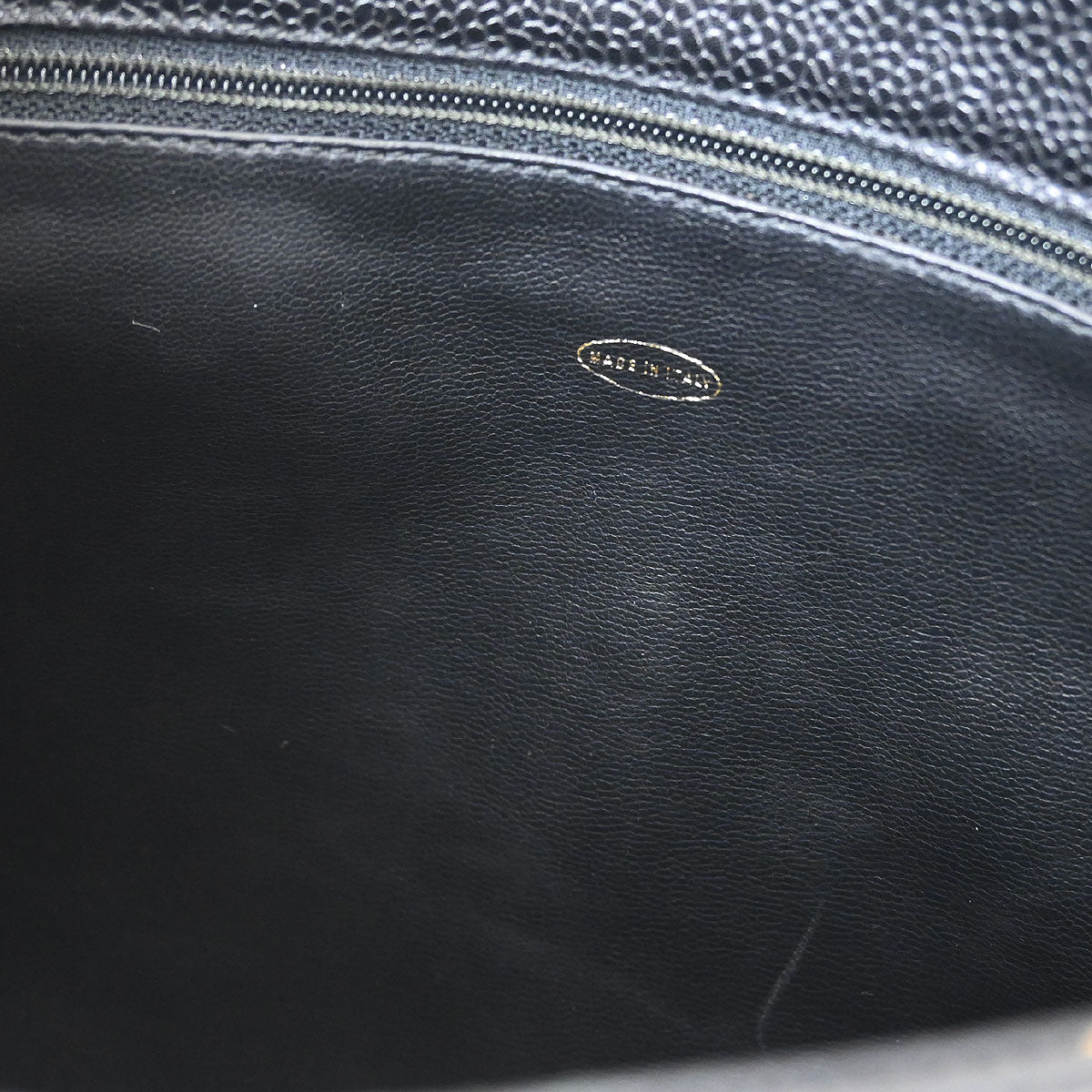 Chanel Black Caviar Shoulder Tote Bag