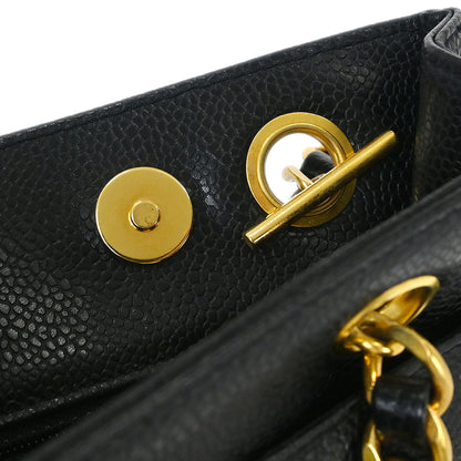 Chanel Black Caviar Shoulder Tote Bag