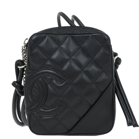 Chanel Black Calfskin Cambon Ligne Shoulder Bag