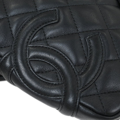 Chanel Black Calfskin Cambon Ligne Shoulder Bag