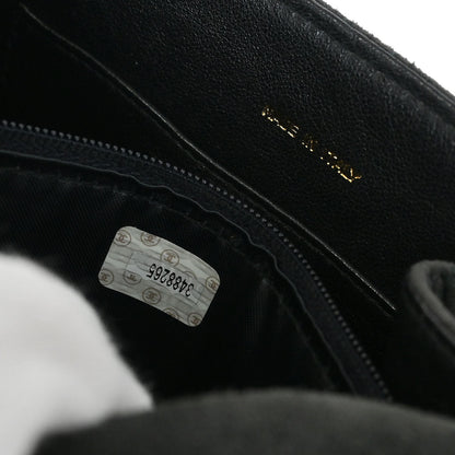 Chanel 1994-1996 Gray Suede Handbag