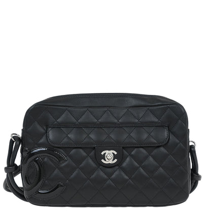 Chanel Black Calfskin Cambon Ligne Shoulder Bag