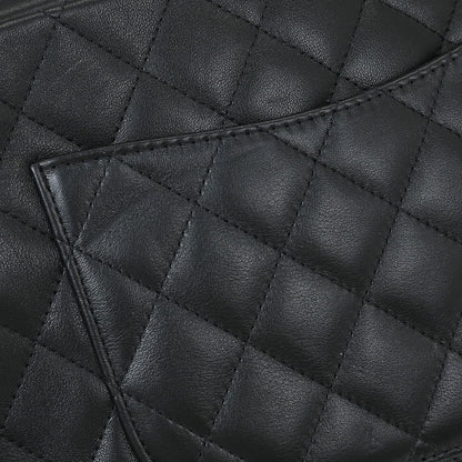 Chanel Black Calfskin Cambon Ligne Shoulder Bag
