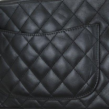 Chanel Black Calfskin Cambon Ligne Shoulder Bag