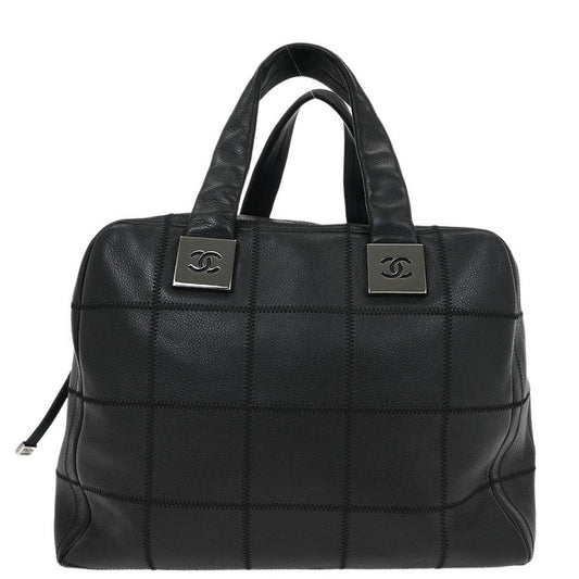 Chanel Black Caviar Choco Bar Handbag