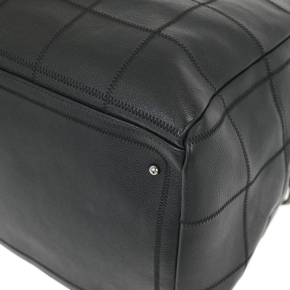 Chanel Black Caviar Choco Bar Handbag
