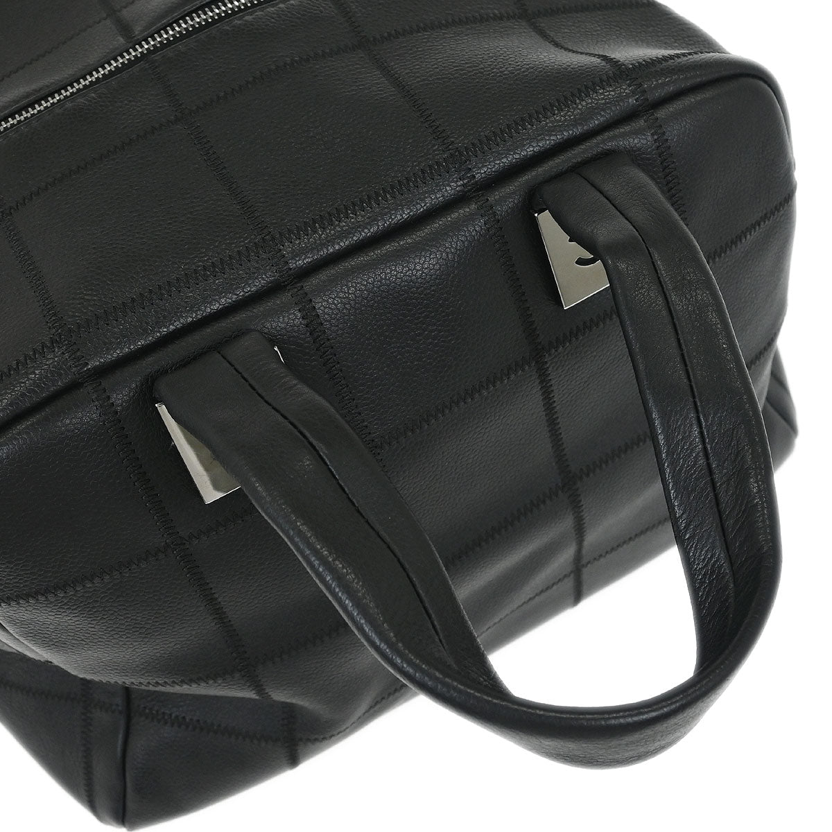 Chanel Black Caviar Choco Bar Handbag