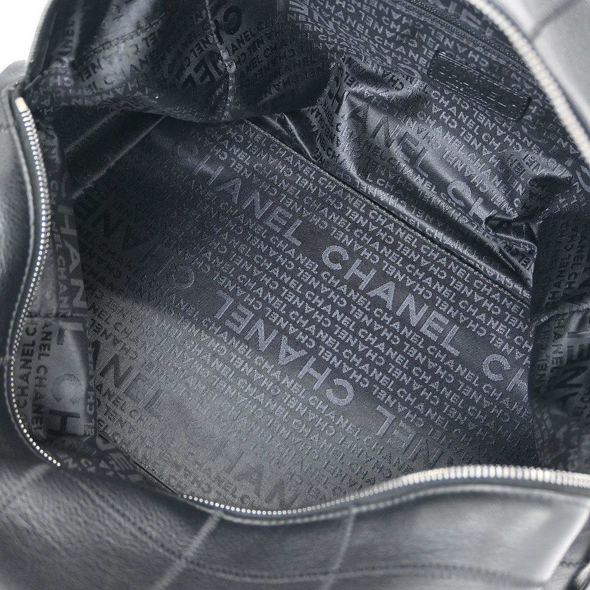 Chanel Black Caviar Choco Bar Handbag