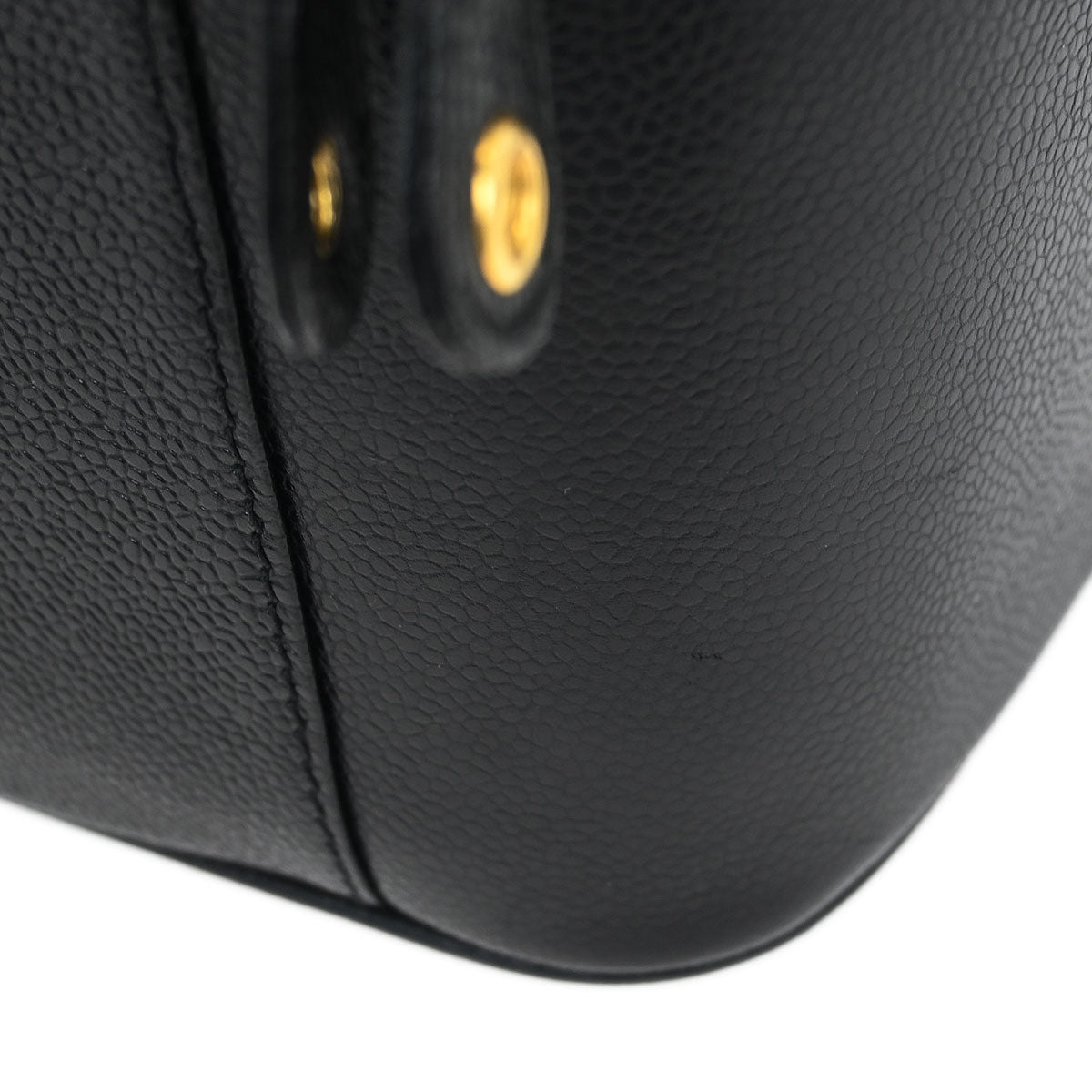 Chanel Black Caviar Vanity 2way Shoulder Handbag