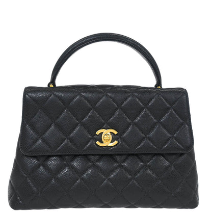 Chanel Black Caviar Kelly Handbag