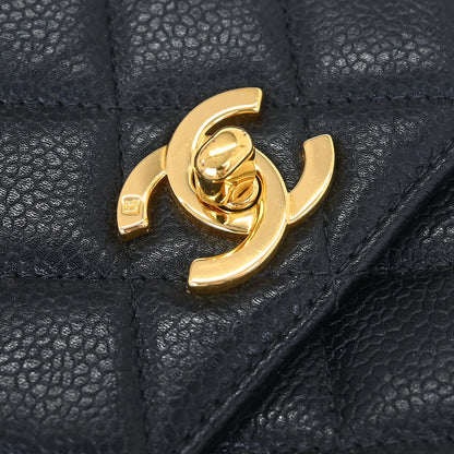 Chanel Black Caviar Kelly Handbag