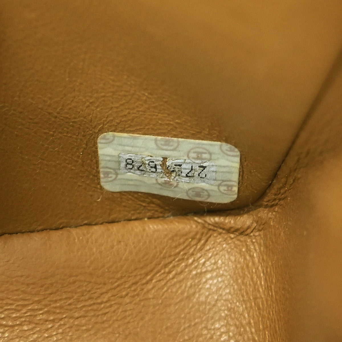 Chanel Brown Linen Small Diana Shoulder Bag