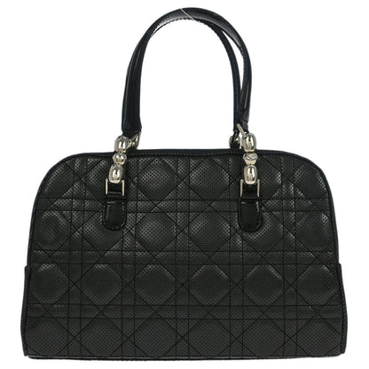 Christian Dior Black Denim Lambskin Malice Cannage Handbag