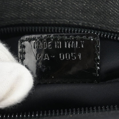 Christian Dior Black Denim Lambskin Malice Cannage Handbag
