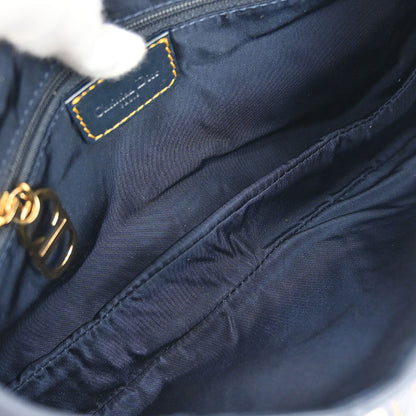 Christian Dior Navy Trotter Double Saddle Handbag