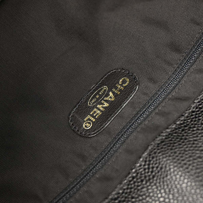 Chanel 2000-2002 Black Caviar Handbag