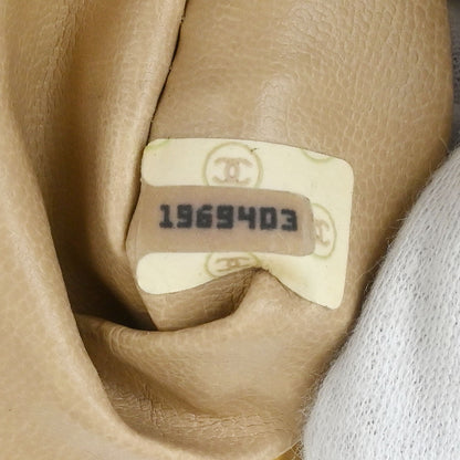 Chanel Beige Caviar Shoulder Bag