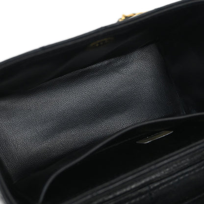 Chanel Black Lambskin Vanity Shoulder Bag