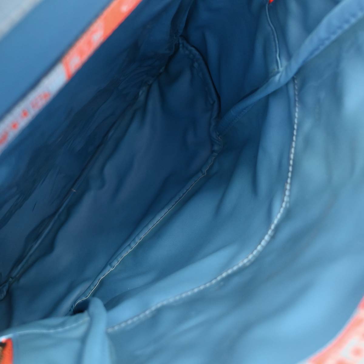 Chanel Red Blue Nylon Sport Line Backpack