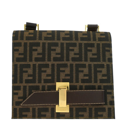 Fendi Brown Zucca Shoulder Bag