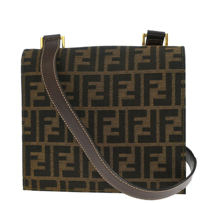 Fendi Brown Zucca Shoulder Bag