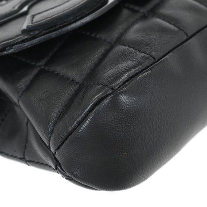 Chanel Black Lambskin No.5 Choco Bar Shoulder Bag
