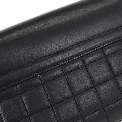 Chanel Black Lambskin No.5 Choco Bar Shoulder Bag