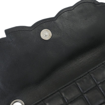 Chanel Black Lambskin No.5 Choco Bar Shoulder Bag
