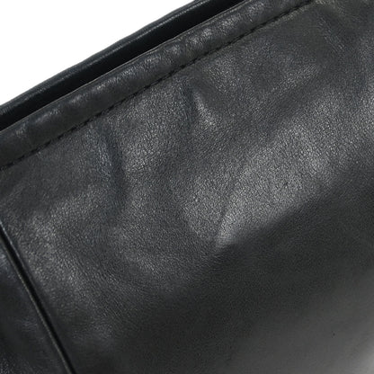 Chanel 2002-2003 Black Lambskin Chain Hobo Handbag